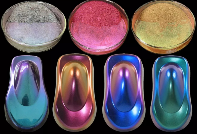 浙江汽車漆用角度變色粉變色龍