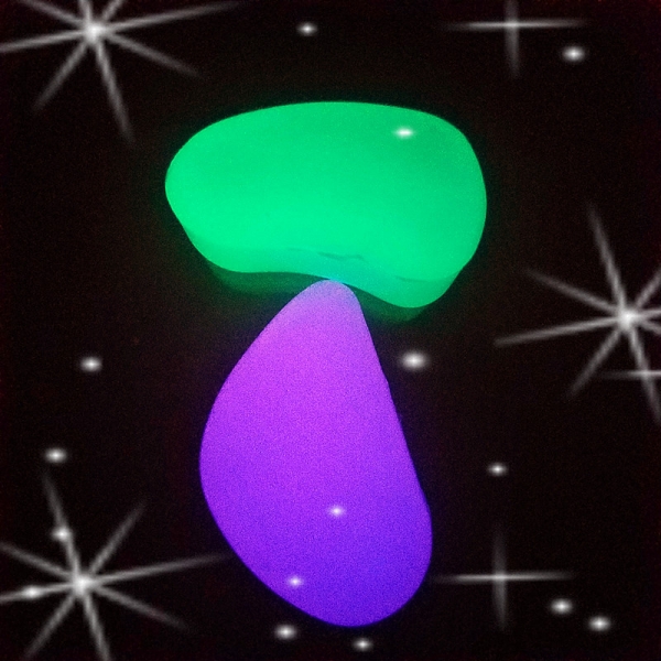 夜光石頭（夜光粉效果）